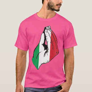 Hoe Italiaans doe-het-wat grappige nieuwigheid in T-shirt