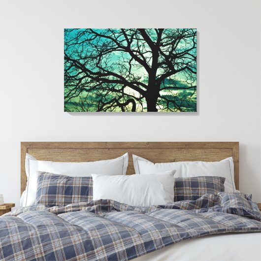 Hoe jaloers is de maan? canvas afdruk (Insitu (Slaapkamer))