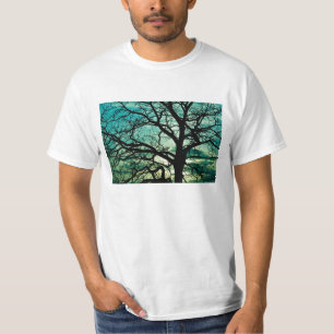 Hoe Jaloers is de Maan? Het Silhouet van de boom T-shirt