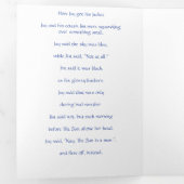 Hoe Jay aan zijn jas kwam Drieluik Wenskaart (Binnenzijde eerst)