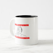 hoe je de kamschelpen van de rage wint tweekleurige koffiemok (Voorkant links)