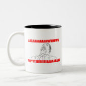 hoe je de kamschelpen van de rage wint tweekleurige koffiemok (Links)