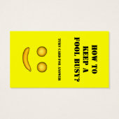 Hoe je een groep bezet houdt visitekaartje (Achterkant)