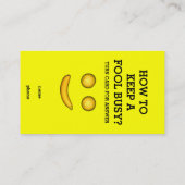 Hoe je een groep bezet houdt visitekaartje (Achterkant)