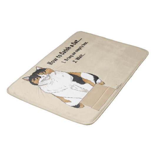 Hoe je een kat vangt badmat (Gekanteld)
