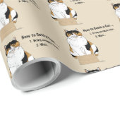 Hoe je een kat vangt cadeaupapier (Rol Hoek)
