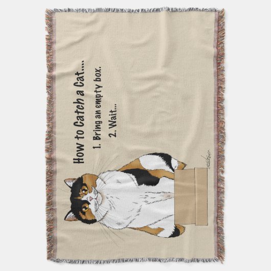Hoe je een kat vangt deken (Voorkant Verticaal)