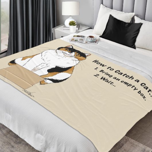 Hoe je een kat vangt fleece deken