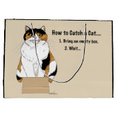 Hoe je een kat vangt groot cadeauzakje (Achterkant)