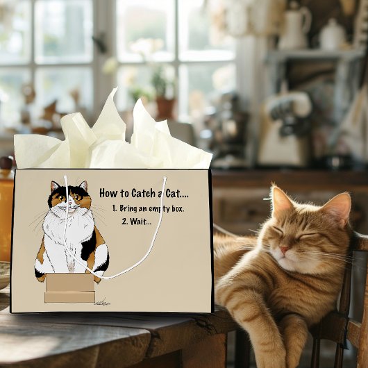 Hoe je een kat vangt groot cadeauzakje