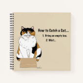 Hoe je een kat vangt notitieboek (Voorkant)