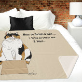 Hoe je een kat vangt sherpa deken