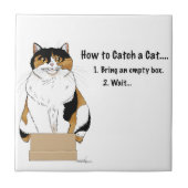 Hoe je een kat vangt tegeltje (Voorkant)