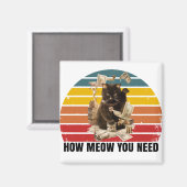 hoe je geld nodig hebt - gangsta cat magneet (Voorkant / Achterkant)