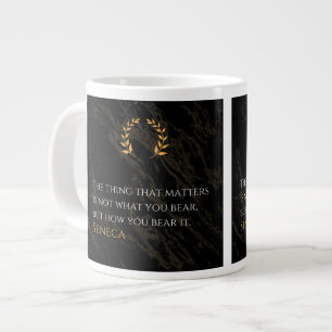 Hoe je het draagt - Seneca Stoïcijnse Filosofie Qu Grote Koffiekop