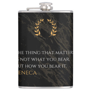 Hoe je het draagt - Seneca Stoïcijnse Filosofie Qu Heupfles