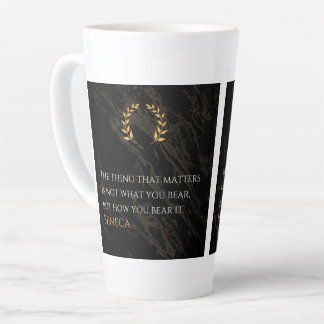 Hoe je het draagt - Seneca Stoïcijnse Filosofie Qu Latte Mok