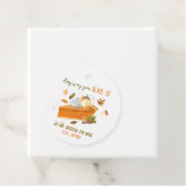 Hoe je het snijd Pompoen Thanksgiving Rond Bedankjes Labels (In situ)