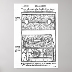 Hoe je iemands hoofd afsnijdt poster