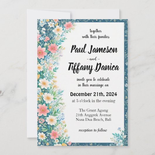 Hoe je je bruiloft uitnodiging voor te bereiden (Voorkant)