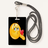 Hoe je je kind in verlegenheid brengt Lanyard Badg Badge (Achterkant met draagriem)