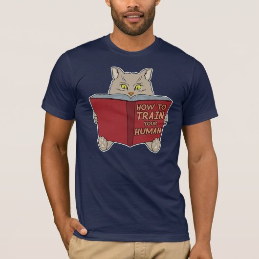 Hoe je je menselijke grappige kattenliefhebber tra t-shirt (Voorkant)