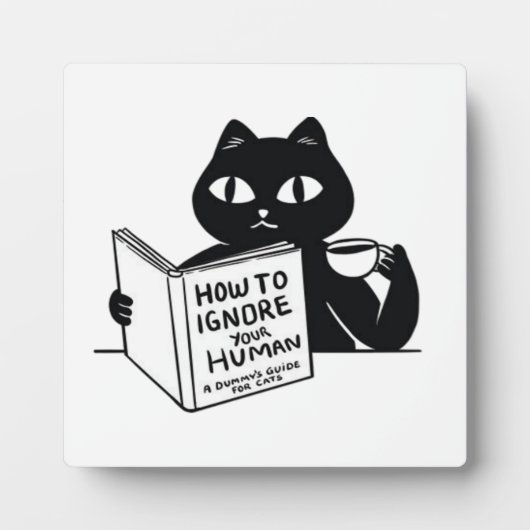 Hoe je je mensen kunt negeren fotoplaat (Voorkant)