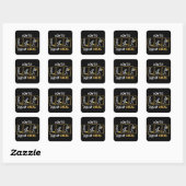 Hoe je kuikens oppikt Grappig Sarcasme Sarcasme Gr Vierkante Sticker (Vel)