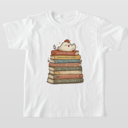 Hoe je kunt chillen als een kip t-shirt (Laagn)