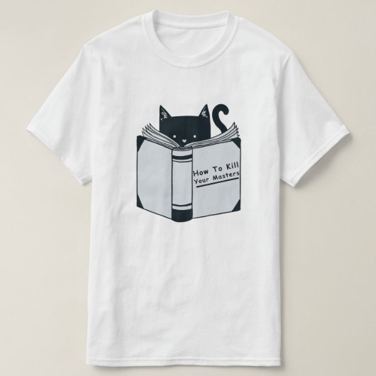 Hoe je meesters te doden t-shirt (Design voorkant)