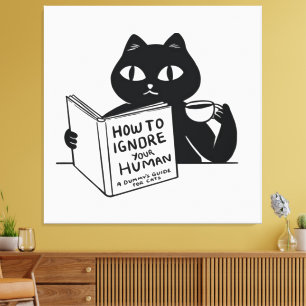 Hoe je mensen negeert canvas afdruk