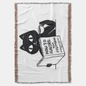 Hoe je mensen negeert deken (Voorkant Verticaal)