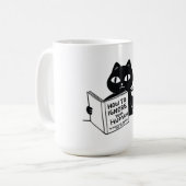 Hoe je mensen te negeren koffiemok (Voorkant links)