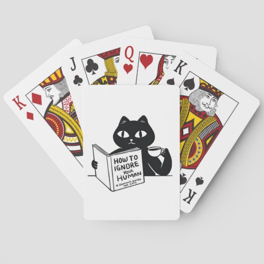 Hoe je mensen te negeren pokerkaarten (Achterkant)