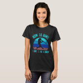 Hoe je moet bunten, sla geen dinger grappige zacht t-shirt (Voorkant volledig)
