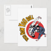 Hoe je rolt briefkaart (Voorkant / Achterkant)