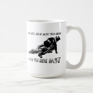 Hoe je snel een Dirt Bike Motocross Mok rijdt Grap