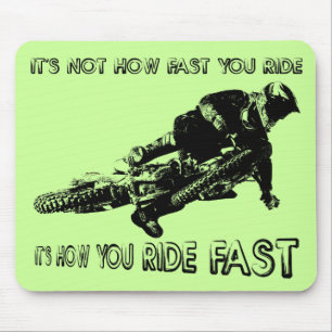 Hoe je snel een Dirt Bike Motocross muismat berijd