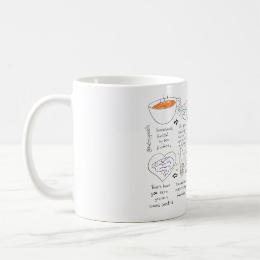 Hoe je weet dat je creatief bent koffiemok (Links)