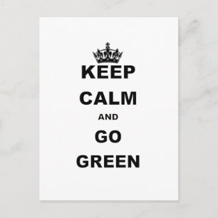 HOE KALEN EN GROEN GAAN BRIEFKAART