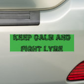 HOE KALK EN BESTRIJDING LYME BUMPERSTICKER BEHOUDE (Op auto)
