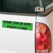 HOE KALK EN BESTRIJDING LYME BUMPERSTICKER BEHOUDE (Op Truck)