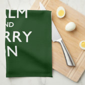 HOE KALK EN DRAY OP Green? Theedoek (Quarter Fold)