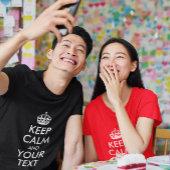 HOE KALK EN JOUW TEKST WORDEN GEHOUDEN T-SHIRT