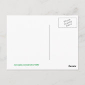 HOE KALM EN DRAAG GROEN op St Pats Day Briefkaart (Achterkant)