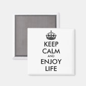 HOE KALM EN LEVENSDUUR BEHOUDEN - zwart Magneet (Voorkant / Achterkant)