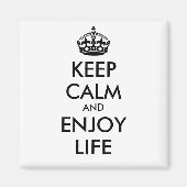 HOE KALM EN LEVENSDUUR BEHOUDEN - zwart Magneet (Voorkant)