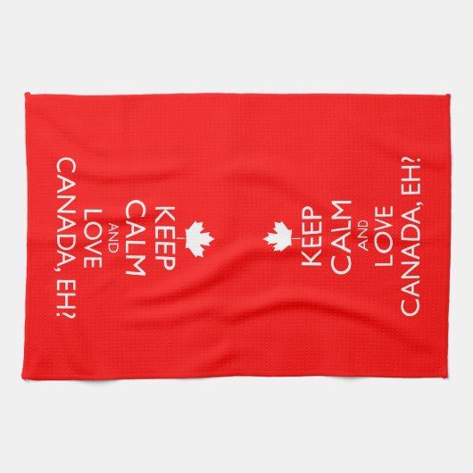 HOE KALM EN LIEFT CANADA? THEEDOEK (Horizontaal)