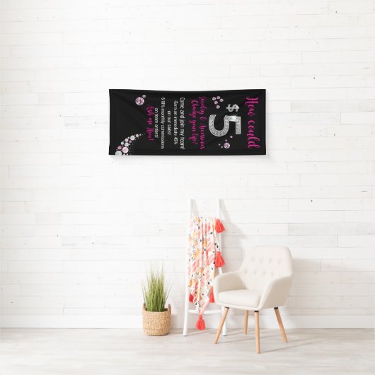 Hoe kan $5 juwelen je levensbanner veranderen? spandoek (Insitu)