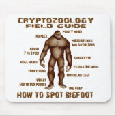 HOE KAN BIGFOOT WORDEN GESTOPT - Cryptozoölogy Fie Muismat (Voorkant)